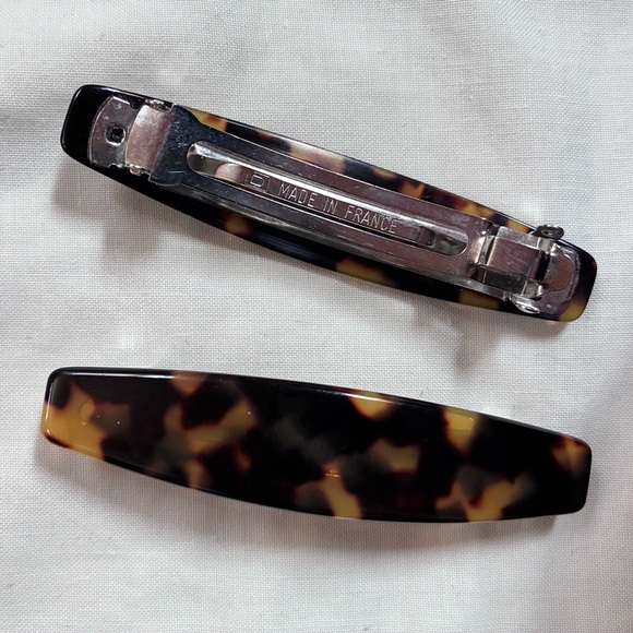 Vintage French Hair Clips - Picture 3 of 5